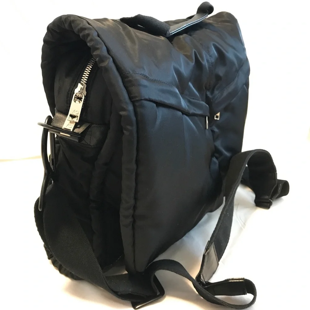 Y-3 Yohji Yamamoto + Adidas Black Messenger Bag